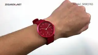 Skagen Aaren SKW2765 Aaren Kulor Red Silicone - Zegarek.net