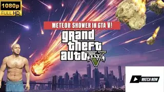 Metor shower in gta5!| #franklin #grandtheftauto #chop