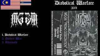 MG-34 – Diabolical Warfare (2001) (Black Metal Malaysia) [Full Demo]