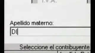 Llenado de datos de una declaracion