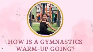 This is how we actually make videos |Gymnastics warm-up | Without mounting