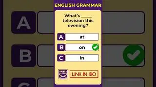 Can You score 3/3? #quiz #englishquizchannel #englishexam #grammarquiz #english #tensequestions