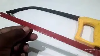 Cómo se cambia una segueta de arco fácilmente//colocar segueta correctamente.