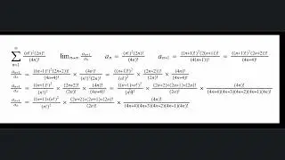 Ratio Test Convergence of a Series