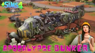 Apocalypse crash plane bunker || The Sims 4 Speed Build || No CC