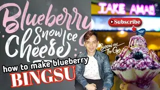 BINGSU BEST IN MALAYSIA, KOREA,PHILLIPPINES, HOW TO DO BLUEBERRY BINGSU! SARAP yan try nio./NormanTv