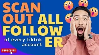 How to scrape tiktok follower | Tool scrape data from tiktok
