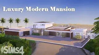Luxury Modern Mansion | Stop Motion Speed build | The Sims 4 | NO CC