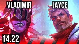 VLADIMIR vs JAYCE (TOP) | 8/0/1, Legendary | KR Master | 14.22