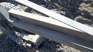 Культивация паров! Разбило и погнуло культиватор!