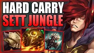 THIS IS HOW SETT JUNGLE CAN HARD CARRY GAMES IN SOLO Q! Best Build/Runes Guide - League of Legends