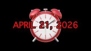 This will premiere in 365 days (Me in 1 Year)