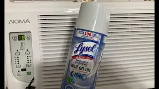 How to clean a Stinky Window AC unit. EASY!