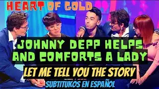 Johnny Depp comforts a Lady - Do you know her story? Let me tell you