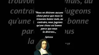 Citations de Baruch Spinoza, philosophe néerlandais.