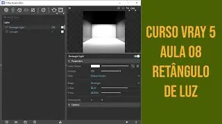 Curso Básico Vray 5 - Aula 08 - Rectangle light e Sphere light
