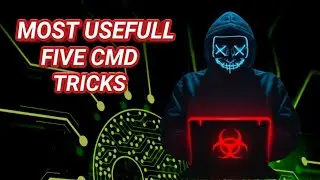 Most usefull five cmd tricks/ top 5 secret cmd commands you must know.