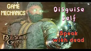Baldur's Gate 3: Game mechanics - Disguise self/Speak with dead synergy