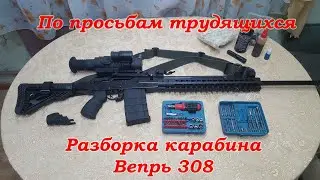 Разборка карабина ВЕПРЬ 308