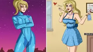 The Day Samus Became a Perfect Housewife | TG TF Comic Dub 245