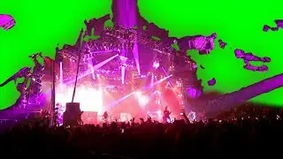 Concert Crowd Green Screen w/ lighting (adv.)