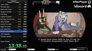 [PB] Simple Solo Legacy: 17m36s51 | Cuphead Speedrun