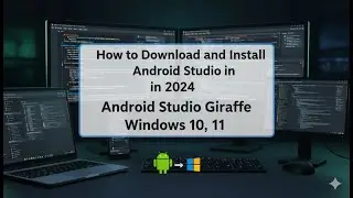 How to Download and Install Android Studio in 2024 Android Studio Giraffe  Windows 10, 11