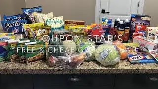 COUPON STAR'S FREE & CHEAP GROCERY HAUL - February 7th 2019 - PRICE MATCHING AT WALMART