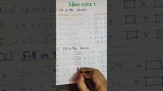 Fill in the boxes ( based on tables) 🙂