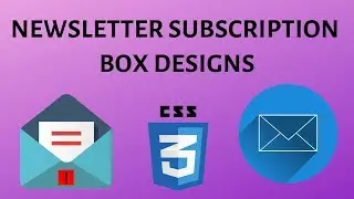10 CSS Subscribe Forms | Newsletter Subscription Box Examples | Newsletter Subscription Box Designs