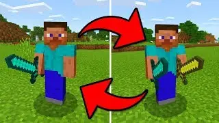 HOW TO DUAL WIELD in MCPE 1.2!?! - Minecraft Pocket Edition