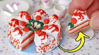 Как слепить осенний ТОРТ С ТЫКВОЙ! Сладости из полимерной глины своими руками на канале Анна Оськина
