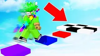 ich finde eine GEHEIME REGENBOGEN TREPPE in Roblox!