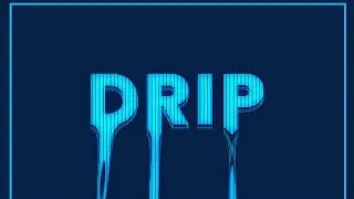 Dripping Liquid Text in After Effects жидкий текст в After Effects