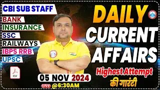 Daily Current Affairs | 05 November Current Affairs | The Hindu News Paper Analysis By Piyush Sir