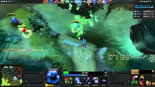 [DOTA 2] Nightstalker - Low HP Kiting Sample [HD]