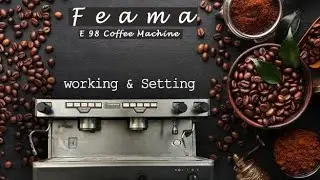 faema E98 president double group coffee machine made in italy