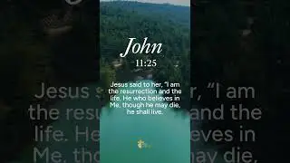 John 11:25 #shorts