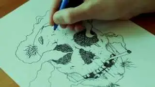Sim - Skull drawing
