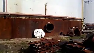 РВС-10 000 ..   Капитальный ремонт резервуара Омские сварщики.
