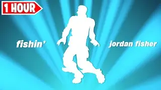 Fortnite Fishin' Emote 1 Hour! (Jordan Fisher - Fishin' Dance)