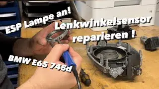 BMW E65 Fehler Lenkwinkelsensor | Sila Yolu 2022 beginnt 😁 745d
