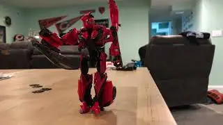 Transformers stop motion- stinger aoe stop motion test footage