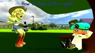 (Crossover GMOD) How to deal with a squid (Stop motion and screenshot animated)