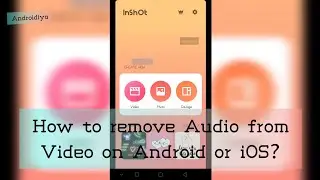 How to remove audio from video on Mobile using InShot