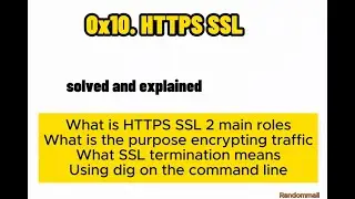 0x10. HTTPS SSL (SSL Termination, Bash function, Roundrobin Load Balancer)