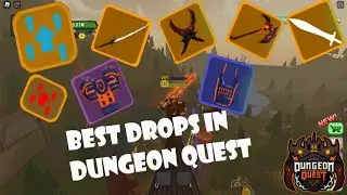 The BEST Drops in Dungeon Quest! Did I Finally Get The Legendary Spell? [Roblox]