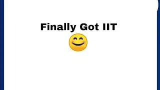 Finally Got IIT || sharing some tips for IIT JAM Maths students || #talk 1
