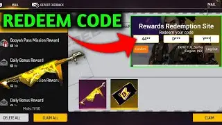 POKER MP40 & BOOYAH PASS REDEEM CODE 😍