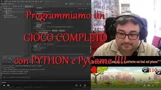 Tutorial - creare un gioco COMPLETO in Python in 1 ora con PyGame - Corso in Italiano